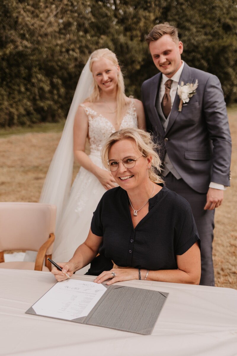Getuigen bij een wettelijk huwelijk